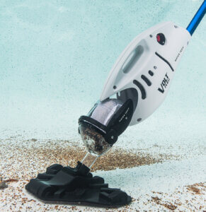 Water Tech™ Volt FX-8 cordless, rechargeable, manual pool vacuum available at our local pool & Spar supply store