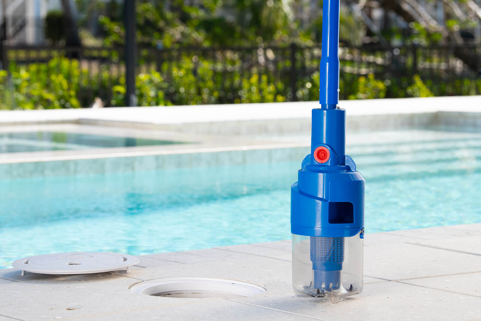 Water Tech inground pool vacuum cleaner for pool skimmer