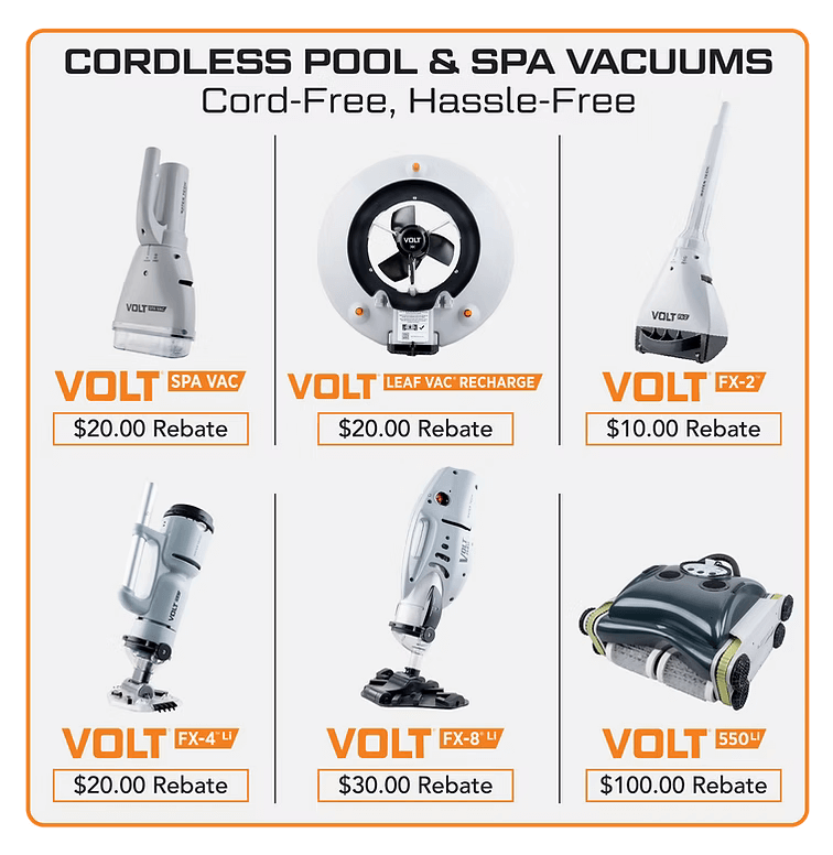 Cordless Pool & Spa Vacuums